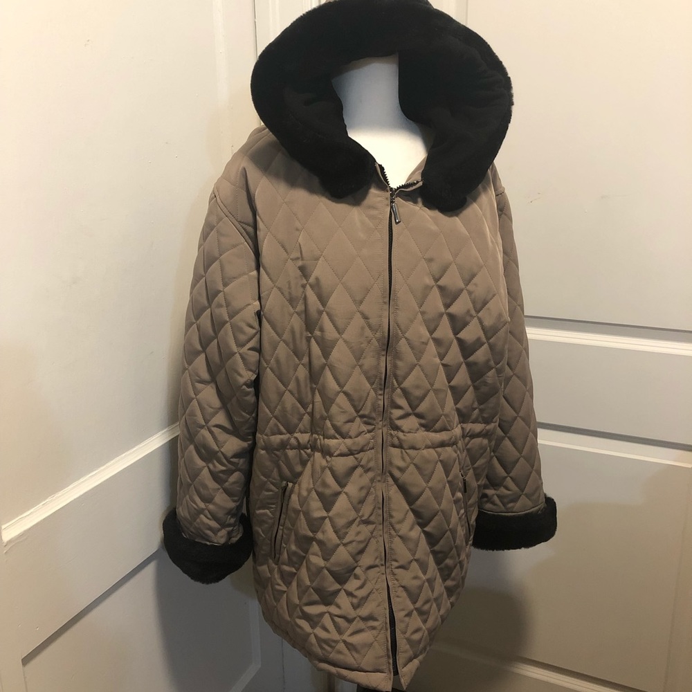 Keren hart quilted winter ski coat size xl